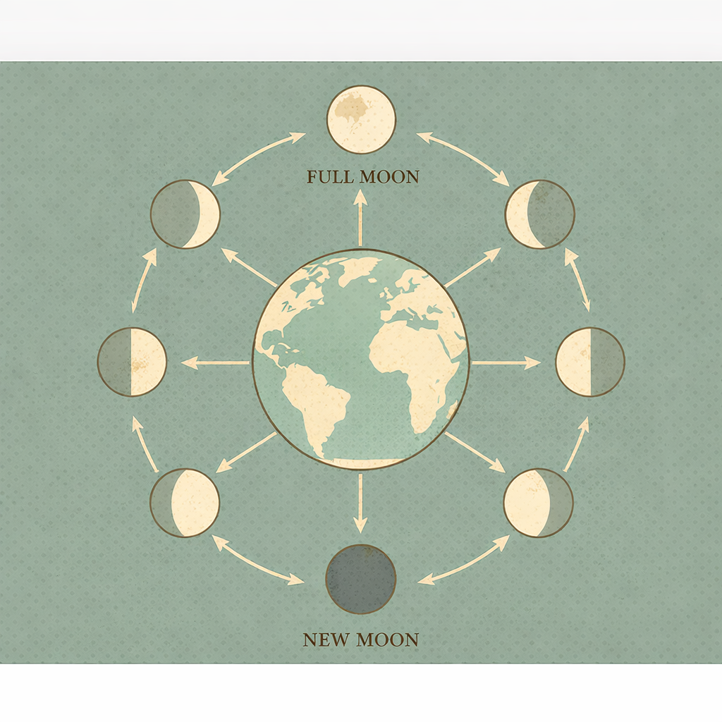 Moon Phase Clocks