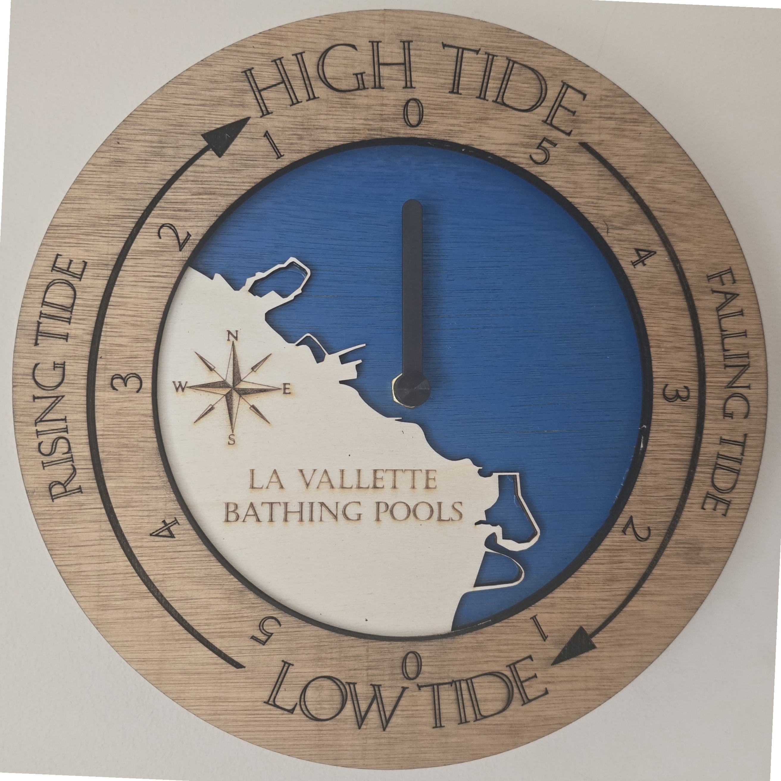 La Vallette Bathing Pools Tide Clock