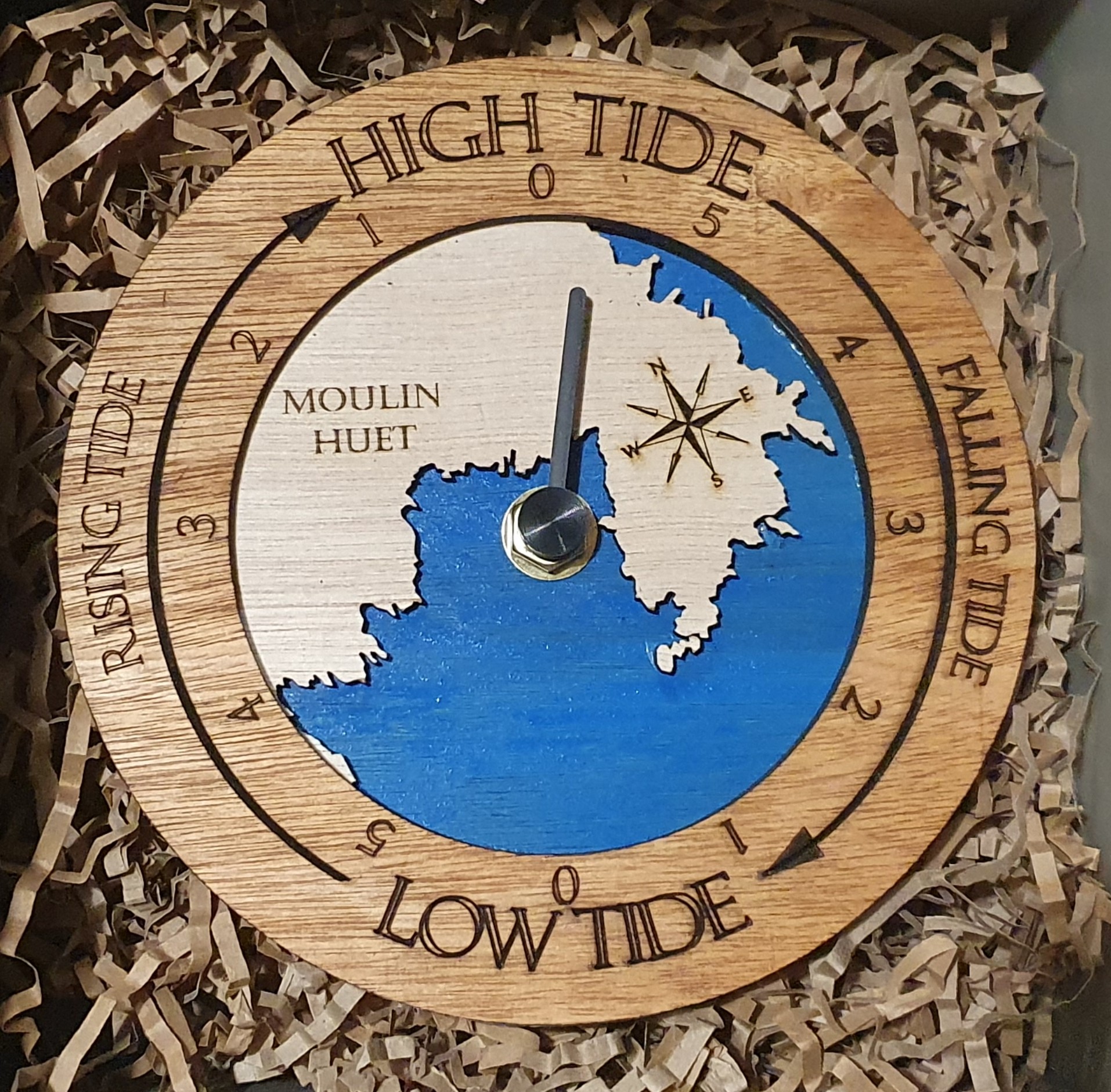 Moulin Huet Bay Extended Tide Clock